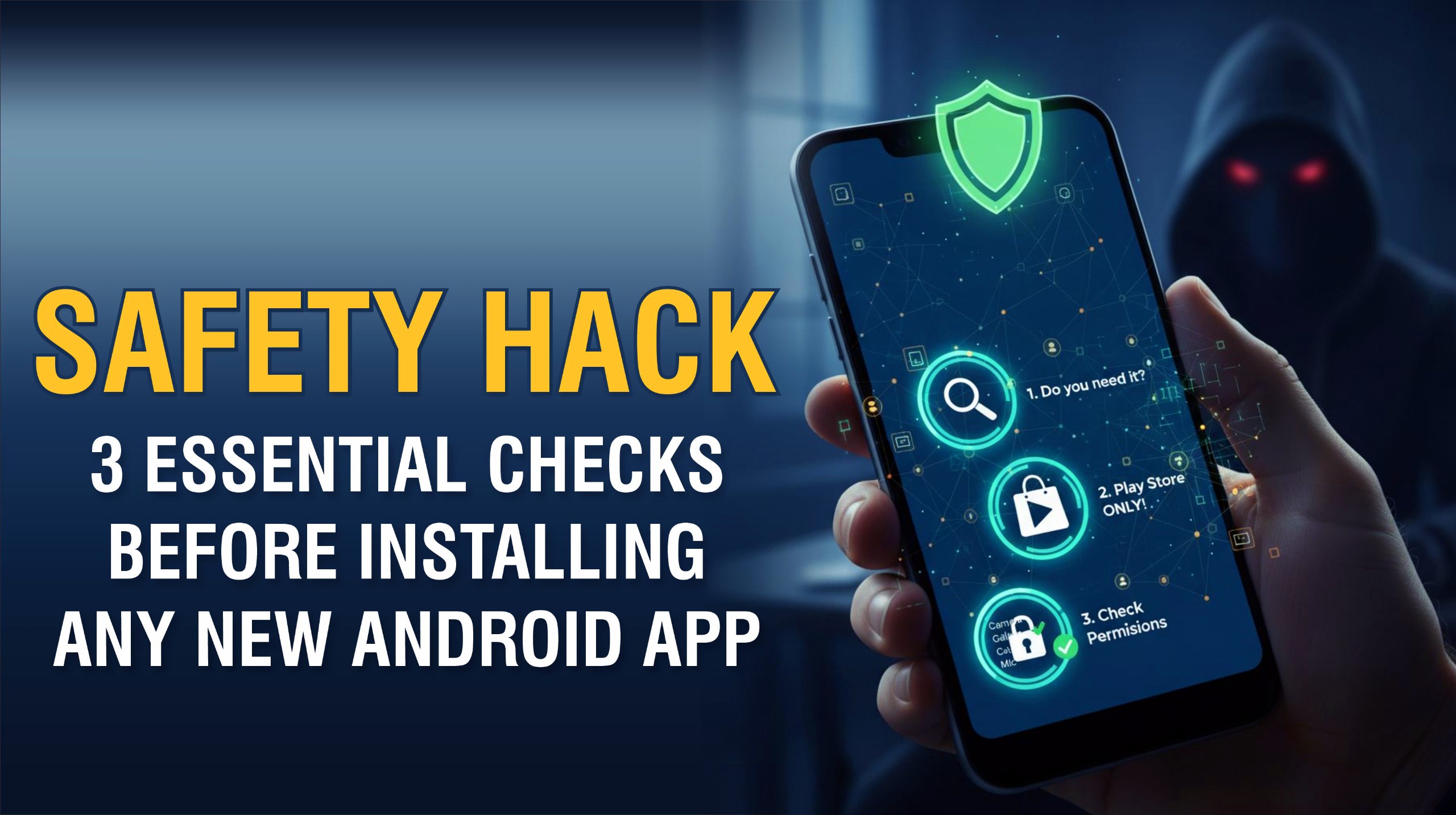 Safety Hack: 3 Essential Checks Before Installing Any New Android App